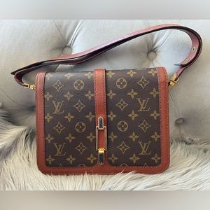 AUTHENTIC LOUIS VUITTON ROND POINT SHOULDER BAG PURSE MONOGRAM